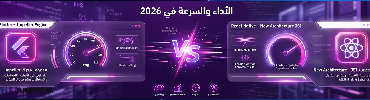 صورة-توضح-الأداء-الفعلي-الفرق-بين-flutter-و-react-native 